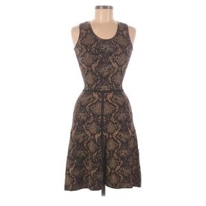 NEW YIGAL AZROUEL cut25 Women’s Size large snakeskin Heavy Knit Sweater dress